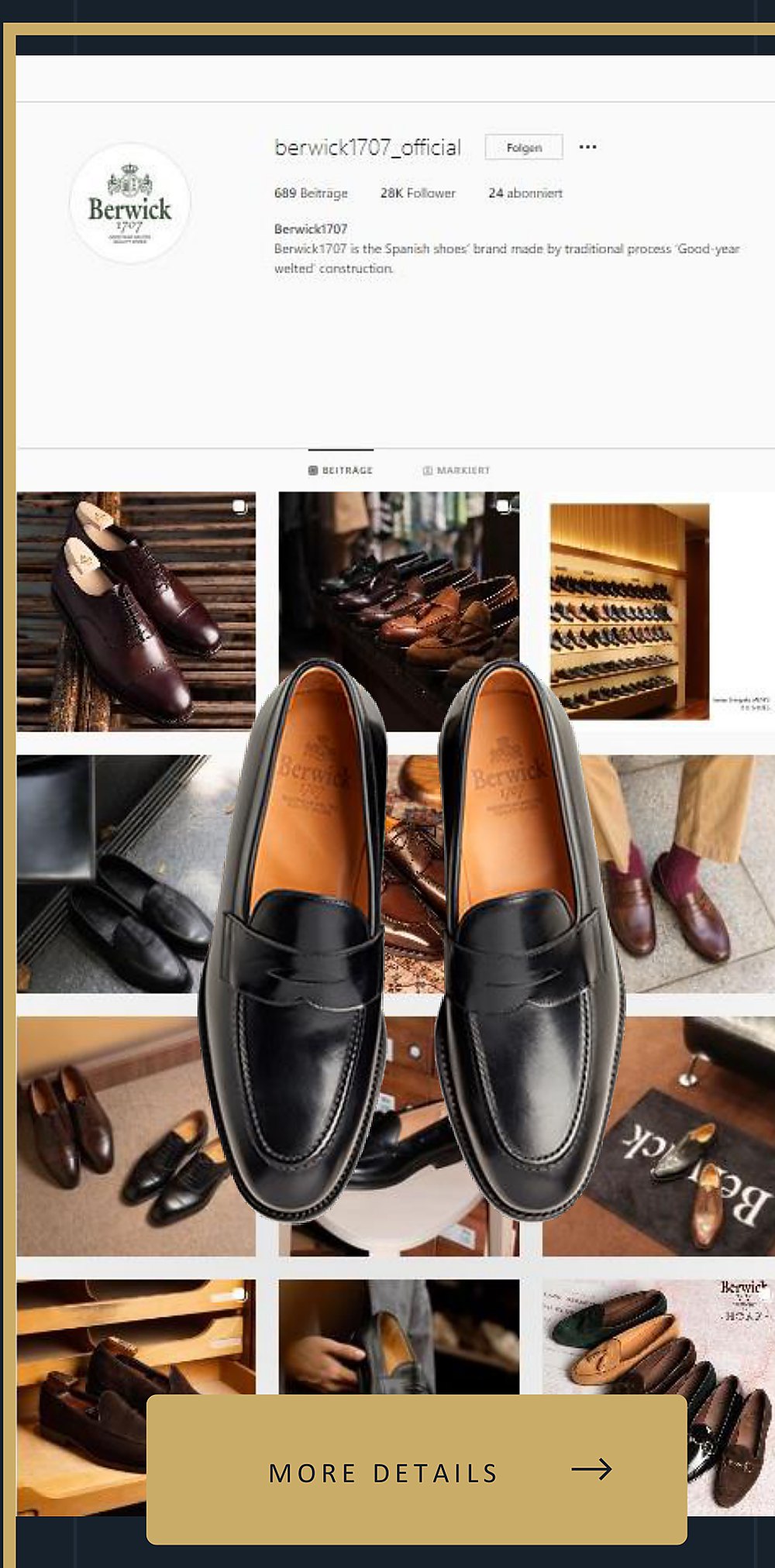 Berwick 1707 — brand page from the season presentation