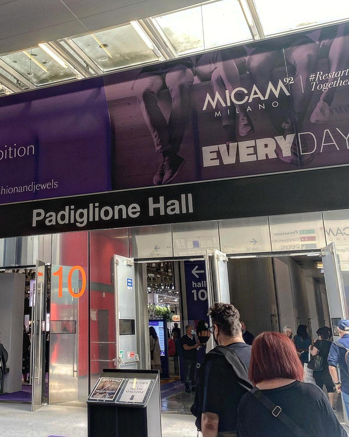 MICAM Milano, hall entrance