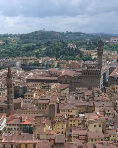 Rooftops of Florence seen from the cathedral dome