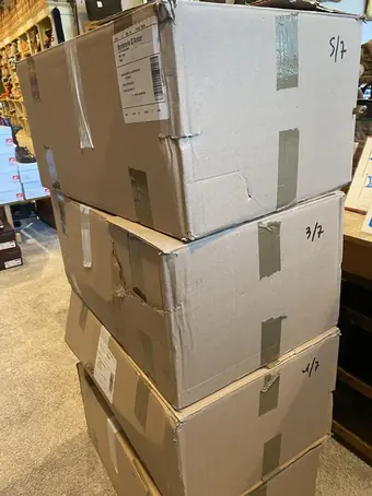 Goods in, back of house